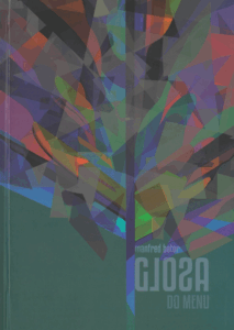 Glosa do menu - Manfred Bator, 2025